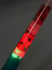 Голубой светящаяся палочка игрушка с шнурком для детей, 19 см
