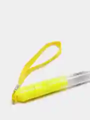 Желтый светящаяся палочка игрушка с шнурком для детей, 19 см