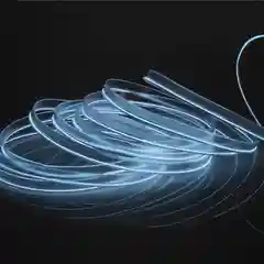 Белый холодная неоновая нить, с монтажным шлейфом и штекером, 3 метра, разные цвета