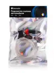 Белый холодная неоновая нить, с монтажным шлейфом и штекером, 3 метра, разные цвета