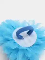 Голубой бантики на резинке / Школьные банты /