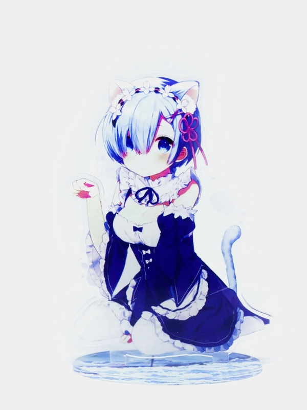 Акриловая 2д фигурка по аниме "Re:Zero. Жизнь с нуля в альтернативном мире"