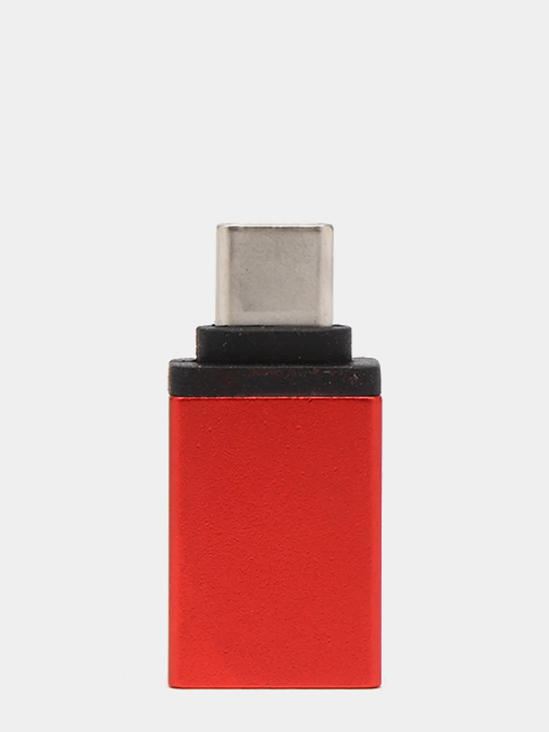 Красный адаптер переходник usb type c на usb otg