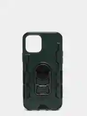 Тёмно-зелёный противоударный чехол с держателем Apple IPhone X/XS, 12, 12Pro, 12Pro Max с защитой камеры