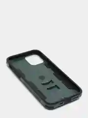 Тёмно-зелёный противоударный чехол с держателем Apple IPhone X/XS, 12, 12Pro, 12Pro Max с защитой камеры