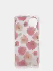 Фуксия чехол Huawei P40 Lite, Хуавей П40 Лайт прозрачный с рисунком