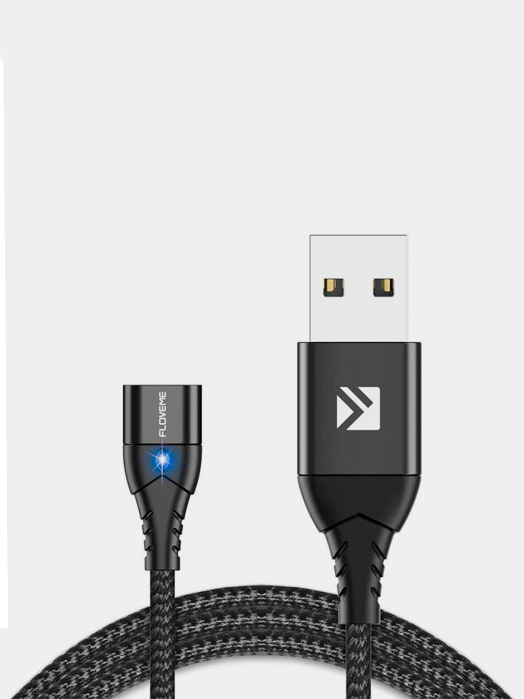 Магнитный кабель с быстрой зарядкой 3А и разъемы micro-USB / Type-C /  iPhone Lightning купить по цене 313.3 ₽ в интернет-магазине Магнит Маркет