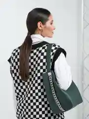 Зеленый сумка женская через плечо