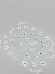 Серый меланж слайдеры для дизайна ногтей