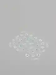 Серый меланж слайдеры для дизайна ногтей