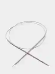 Спицы для вязания, круговые, с металлическим тросом, d = 3 мм, 14/80 см
