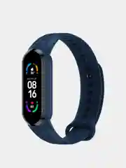 Темно-синий силиконовый ремешок для Xiaomi mi band 3 / 4 / 5 / 6