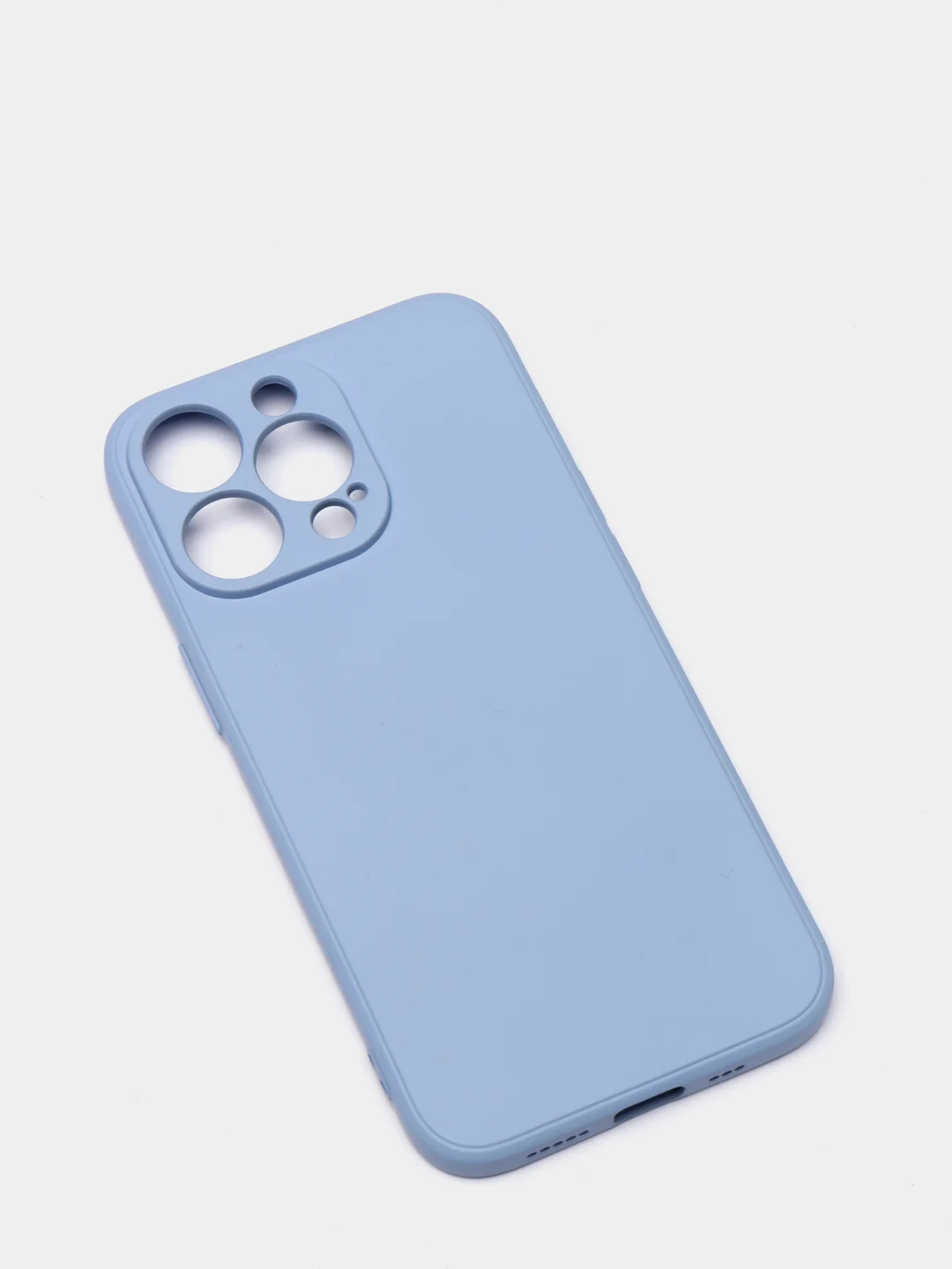 Небесно-голубой чехол с защитой камеры и мягкой подкладкой для iPhone 13 / 13 Pro / 12 Pro, 12 Pro Max, 11