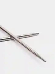 Спицы для вязания с металлическим тросом, круговые,  d = 4,5 мм, 14/80 см