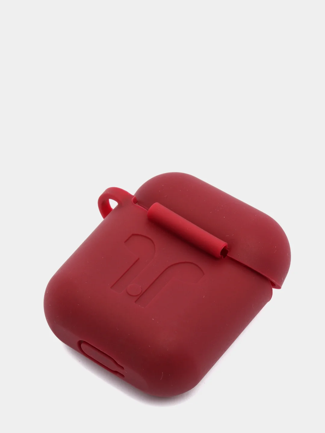 Багровый чехол для беспроводных наушников - бокса Airpods