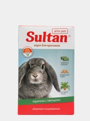 Корм для кроликов Sultan premium "Трапеза с овощами", полноценный, 900 г