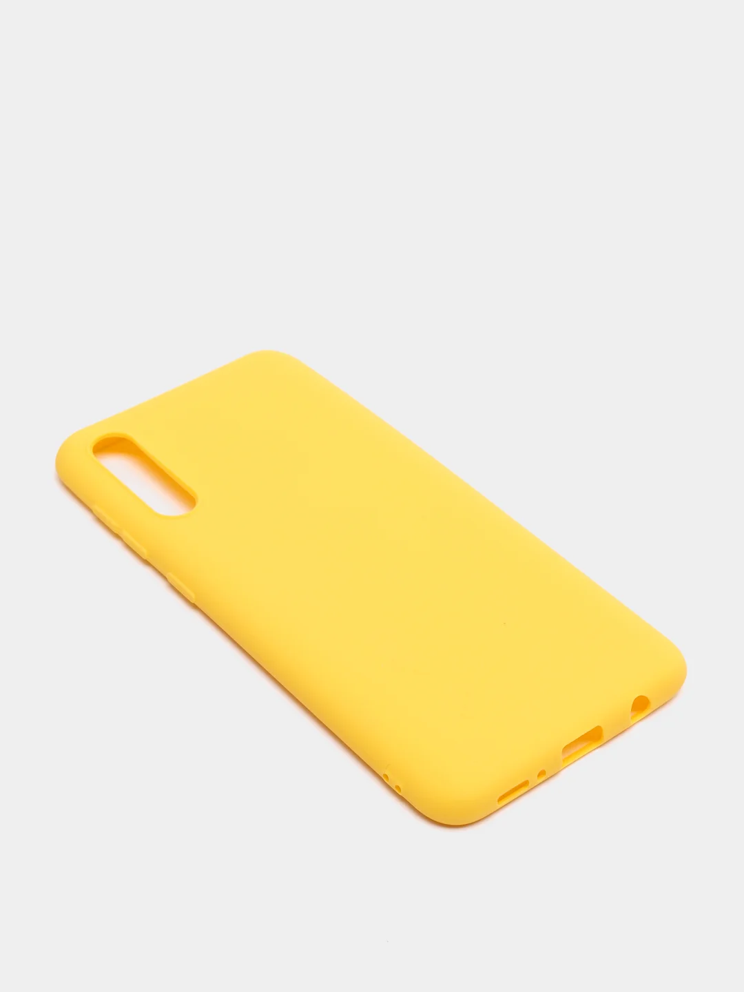 Желтый чехол силиконовый Samsung Galaxy A50, A30s, A50s
