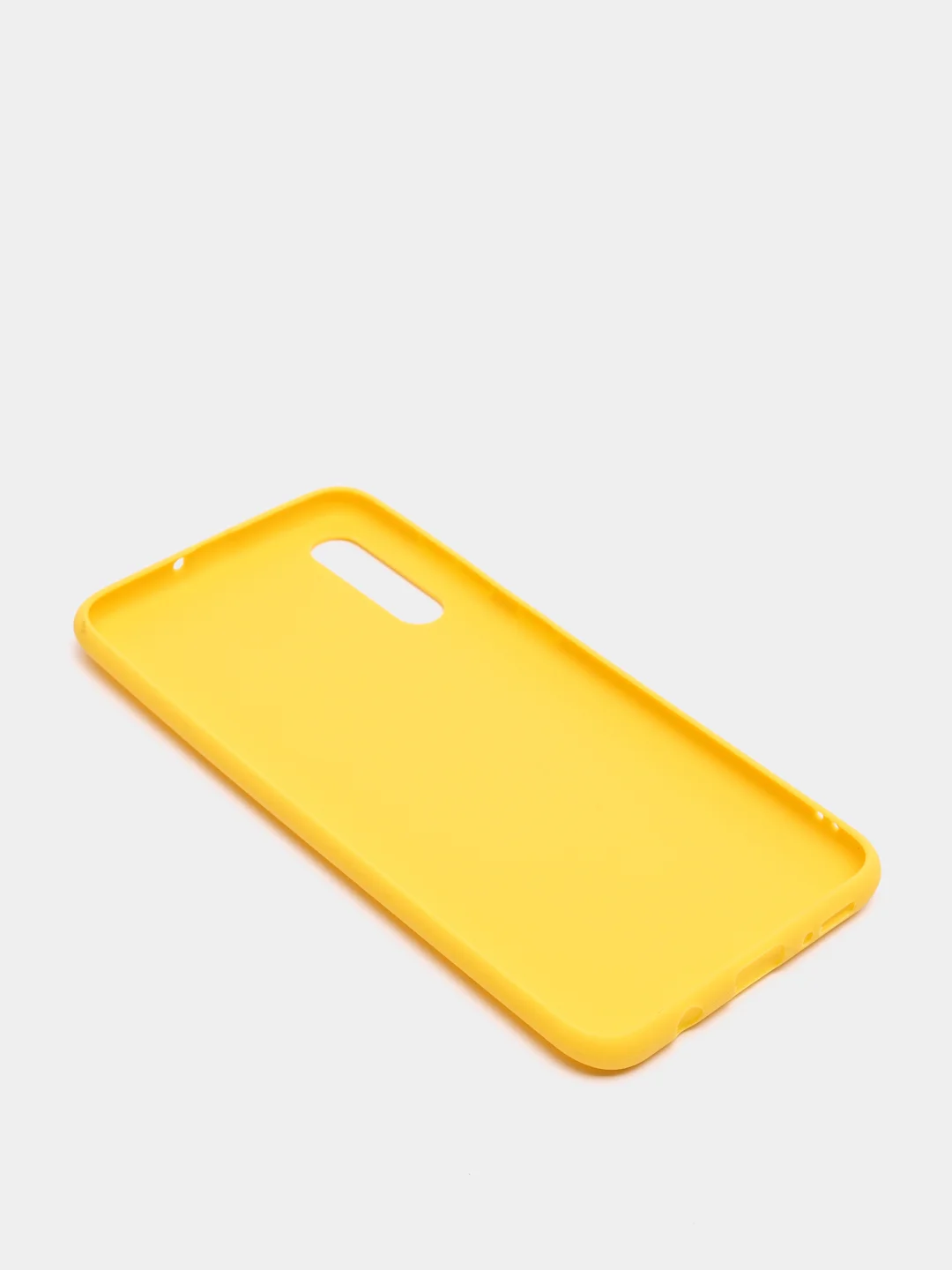 Желтый чехол силиконовый Samsung Galaxy A50, A30s, A50s