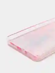 Фуксия чехол Xiaomi Mi Note 10 Lite силиконовый переливающийся жидкий с блестками