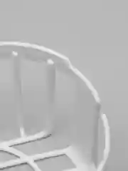 Белый держатель для туалетной бумаги