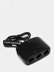 Разветвитель прикуривателя авто OLESSON Incar 1635 (3 гнезда+2*USB) на 1000mA и 2100mA