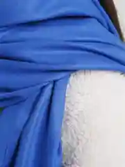Синий палантин однотонный Magic