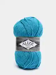 Бирюзовый шерсть Пряжа Alize Superlana maxi