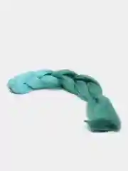 Зеленый канекалон для плетения волос