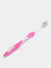 Розовый зубная щетка с серебряным напылением / Корейская косметика мягкая щетина