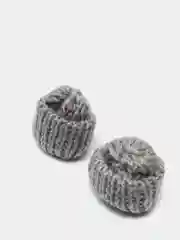 Серый фурнитура "Шапка" для создания кукол, 2 штуки