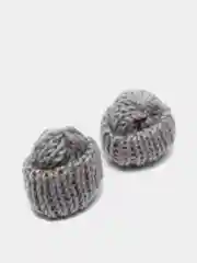 Серый фурнитура "Шапка" для создания кукол, 2 штуки