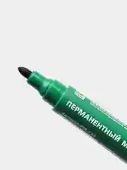 Зеленый маркер перманентный OfficeSpace, пулевидный, 2мм