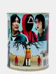 Копилка для денег, монет и купюр "Игра в кальмара"