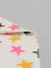 Прозрачный слюнявчик - нагрудник хлопковый детский, бандана, арафатка на кнопке для новорожденных