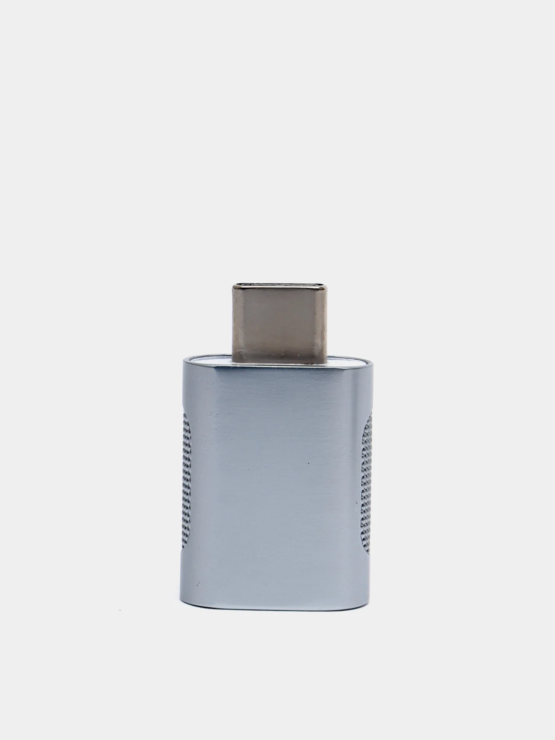 Серебряный otg переходник USB 3.0 - Type-C, 2 Единицы в комплекте
