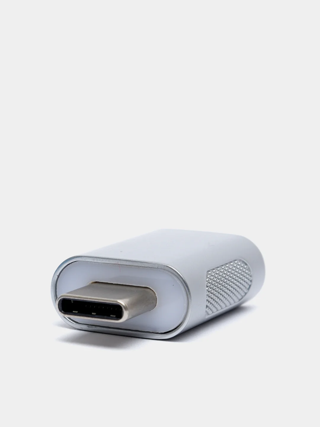 Серебряный otg переходник USB 3.0 - Type-C, 2 Единицы в комплекте