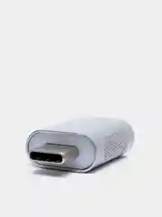Серебряный otg переходник USB 3.0 - Type-C, 2 Единицы в комплекте