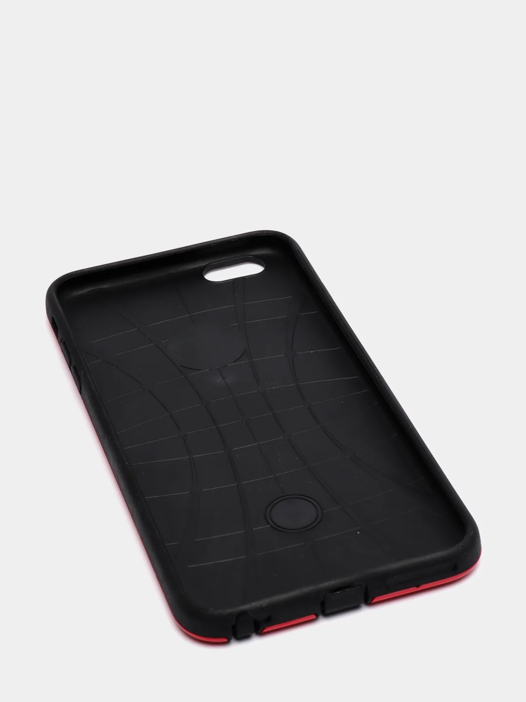 Красный чехол iPhone 7 / 8 / SE 2020, 7 Plus / 8 Plus, 6/6s, 6 Plus / 6s Plus силиконовый металлик