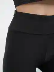 Черный легинсы для спорта и дома, с высокой талией