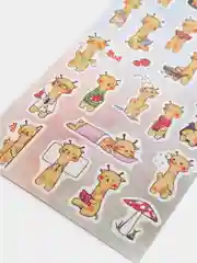 Белый мультяшные детские наклейки