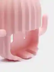 Розовый держатель для зубных щеток