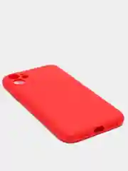 Красный чехол для iPhone 11 / XR / 7 / 8 / SE2 / X / XS / 12 Pro Max, силиконовый