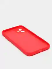 Красный чехол для iPhone 11 / XR / 7 / 8 / SE2 / X / XS / 12 Pro Max, силиконовый