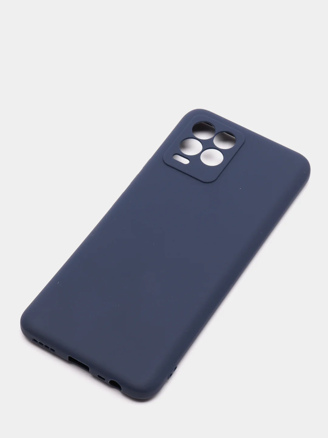 Темно-синий чехол силиконовый на REALME 8/8pro/8i/C21/C21Y/C3/C11(2021)
