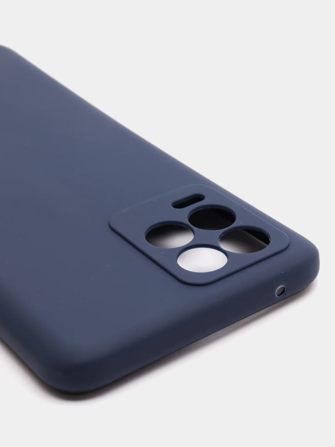 Темно-синий чехол силиконовый на REALME 8/8pro/8i/C21/C21Y/C3/C11(2021)