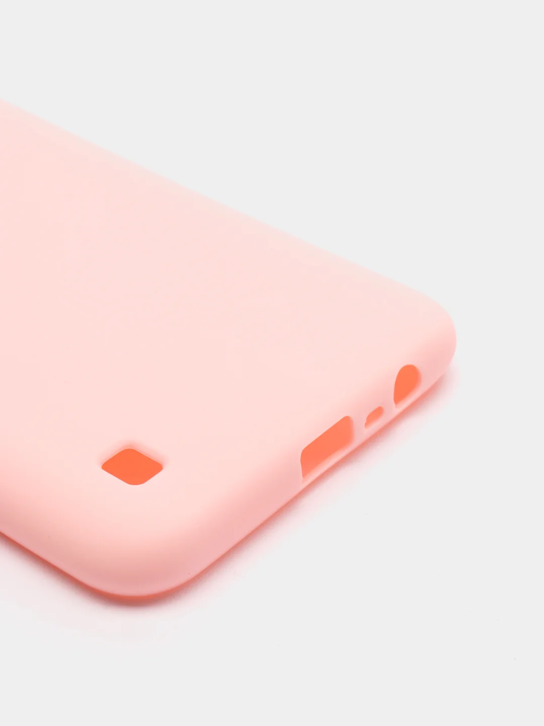 Розовый чехол силиконовый на REALME 8/8pro/8i/C21/C21Y/C3/C11(2021)