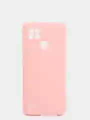 Розовый чехол силиконовый на REALME 8/8pro/8i/C21/C21Y/C3/C11(2021)