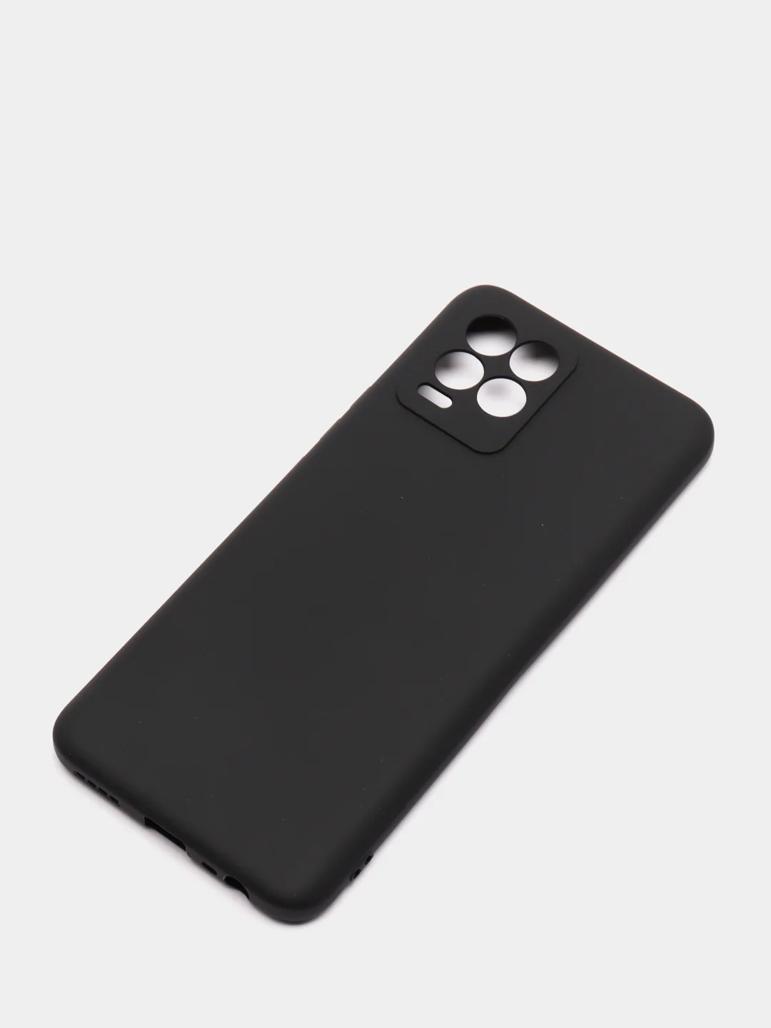 Черный чехол силиконовый на REALME 8/8pro/8i/C21/C21Y/C3/C11(2021)