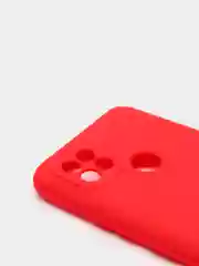 Красный чехол силиконовый на REALME 8/8pro/8i/C21/C21Y/C3/C11(2021)