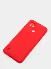 Красный чехол силиконовый на REALME 8/8pro/8i/C21/C21Y/C3/C11(2021)